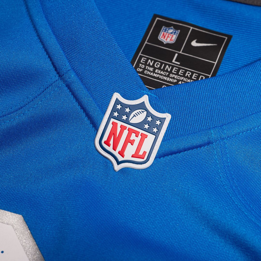 Mekhi Wingo Detroit Lions Nike Team Game Jersey -  Blue