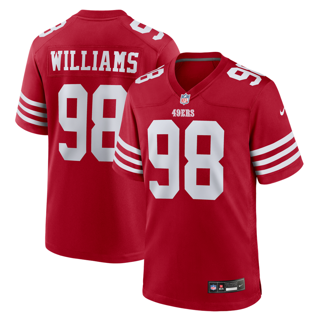 Mykel Williams San Francisco 49ers Nike Game Player Jersey - Scarlet