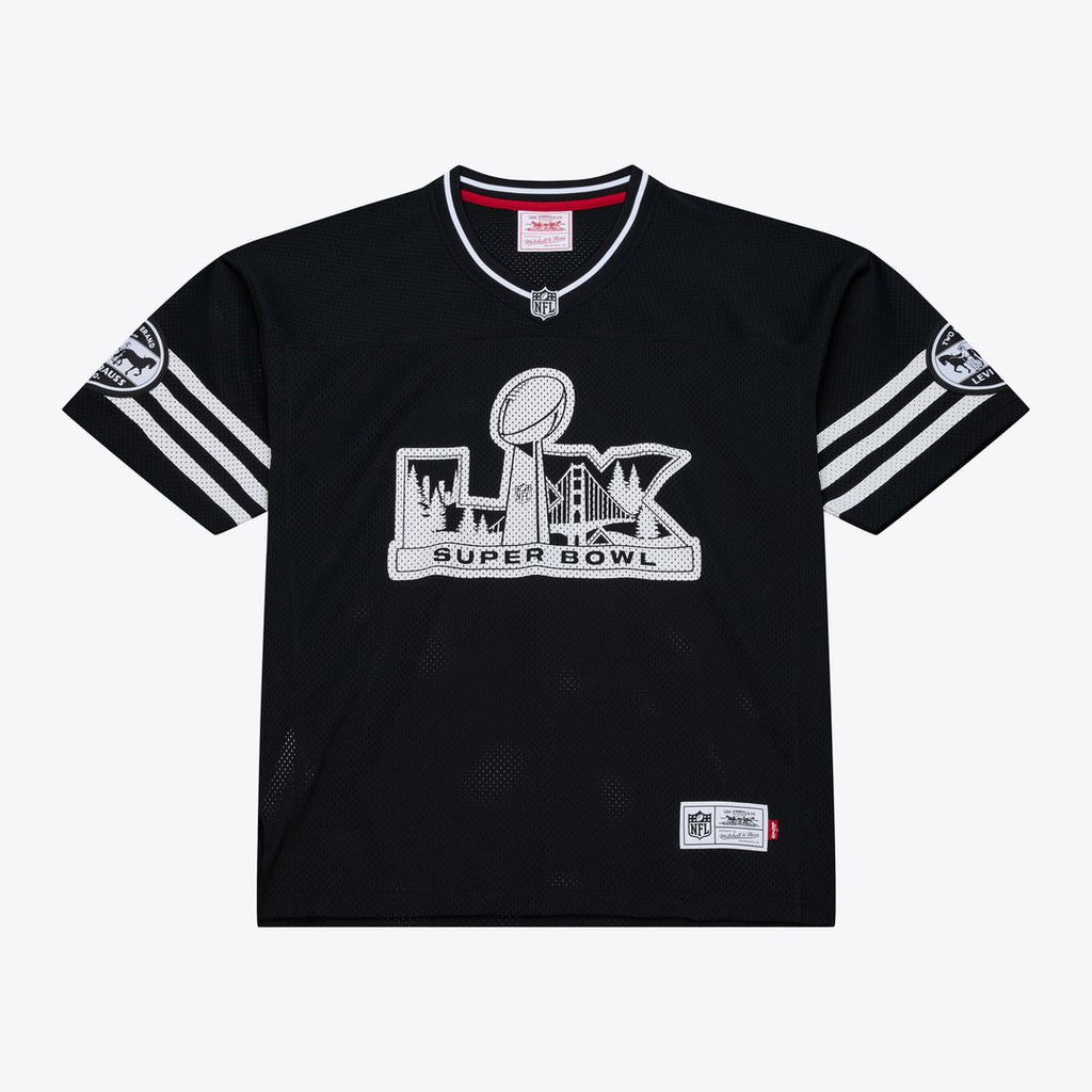 Super Bowl LX Mitchell & Ness x Levi's Unisex Legacy Jersey - Black