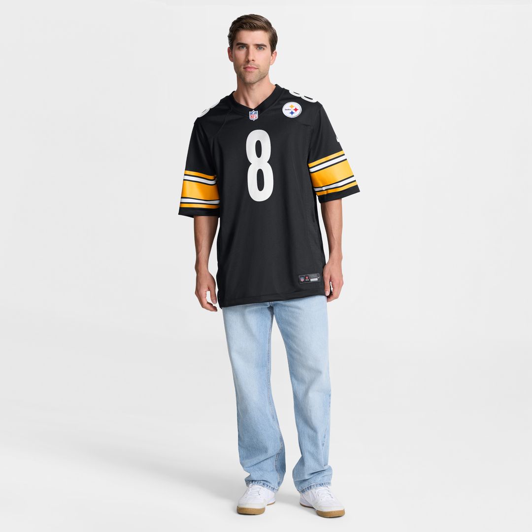 Aaron Rodgers Pittsburgh Steelers Nike Game Jersey - Black