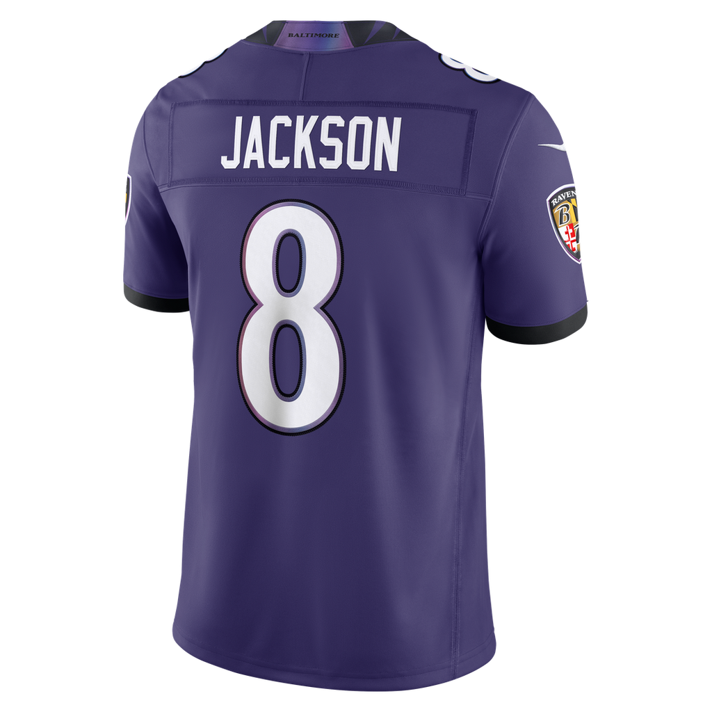 Lamar Jackson Baltimore Ravens Nike Vapor F.U.S.E. Stitched Limited Jersey - White