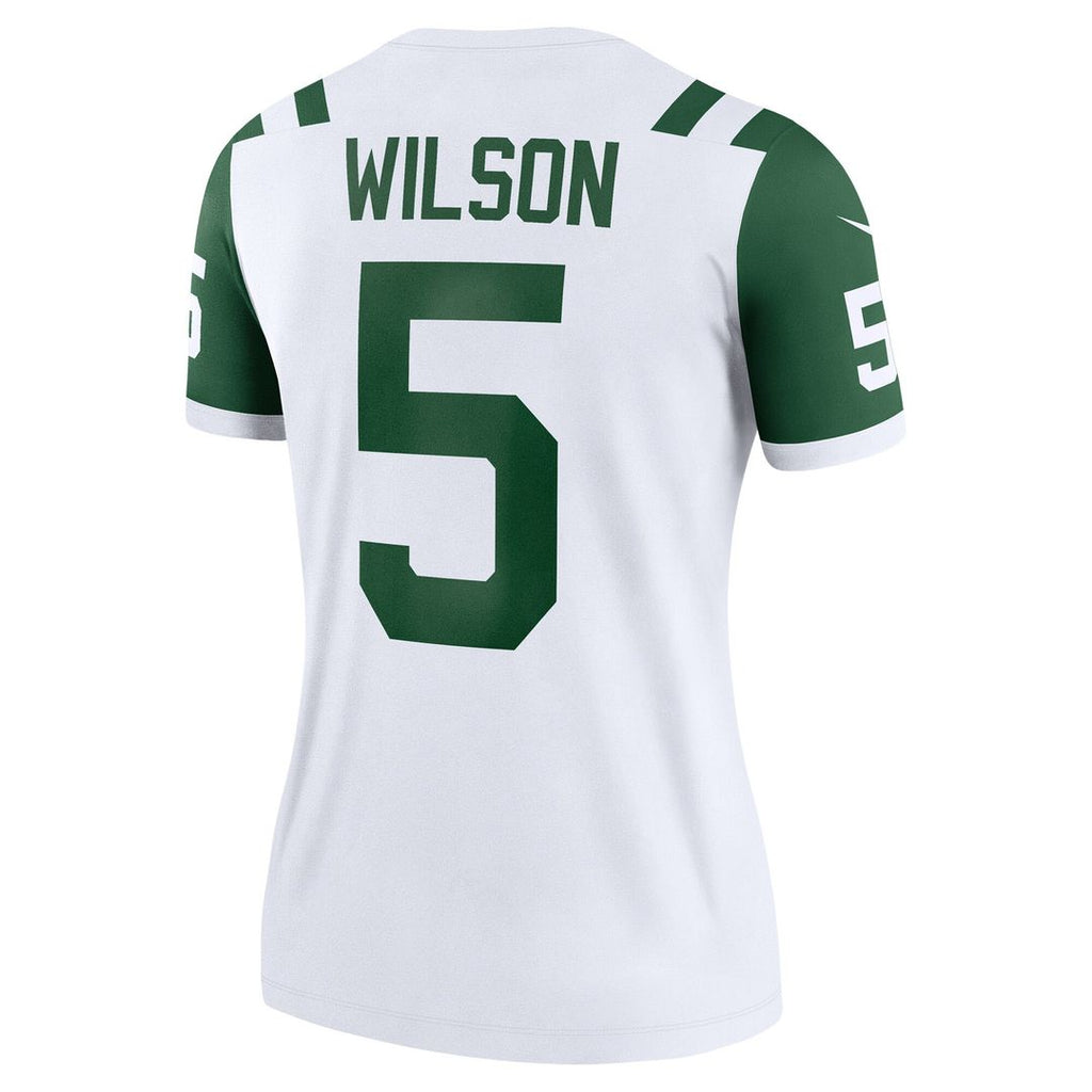 Garrett Wilson New York Jets Nike Women's Alternate Legend Player Performance Top - Legacy Black