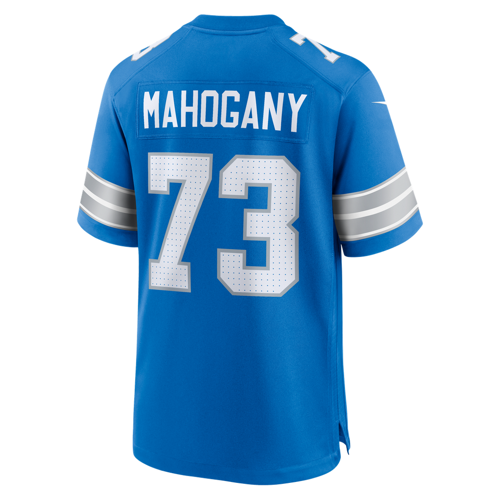 Christian Mahogany Detroit Lions Nike Team Game Jersey -  Blue