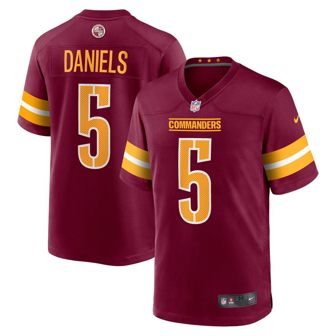 Jayden Daniels Washington Commanders Nike  Player Game Jersey - White