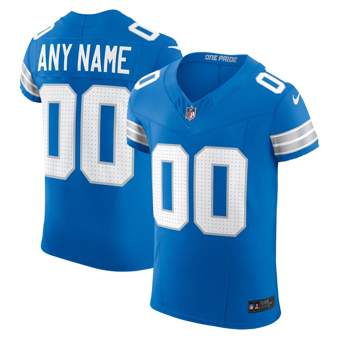 Detroit Lions Nike Alternate Vapor F.U.S.E. Elite Custom Jersey -  Black