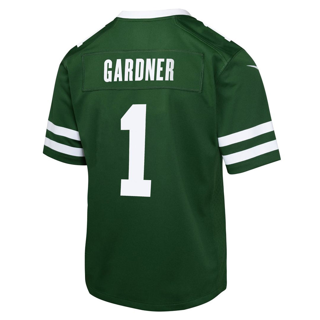 Ahmad Sauce Gardner New York Jets Nike Youth Game Jersey - Green