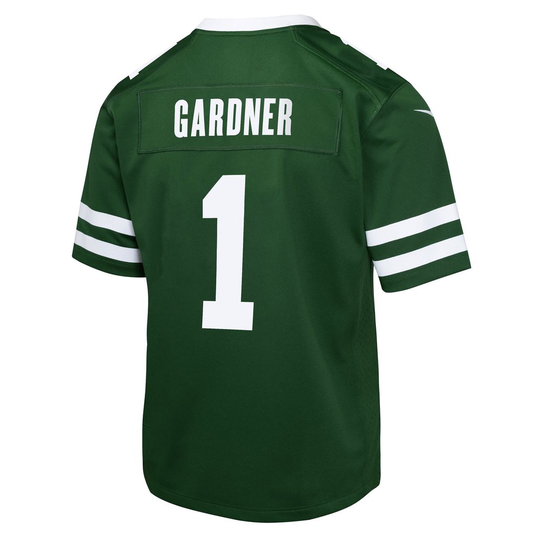 Ahmad Sauce Gardner New York Jets Nike Youth Game Jersey - Green