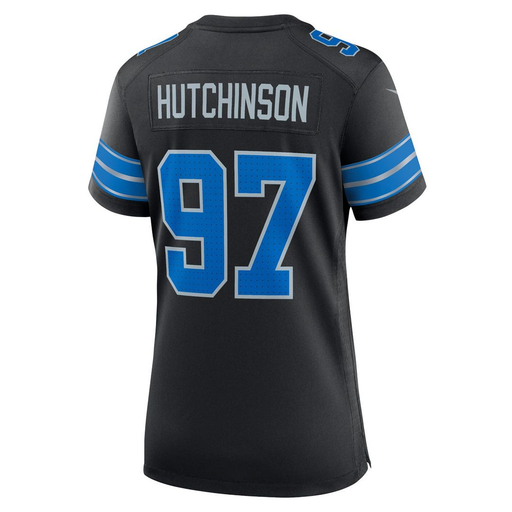 Aidan Hutchinson Detroit Lions Nike Women's Alternate Game Jersey - Blue