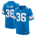 Chuck Clark Detroit Lions Nike Team Game Jersey - Blue