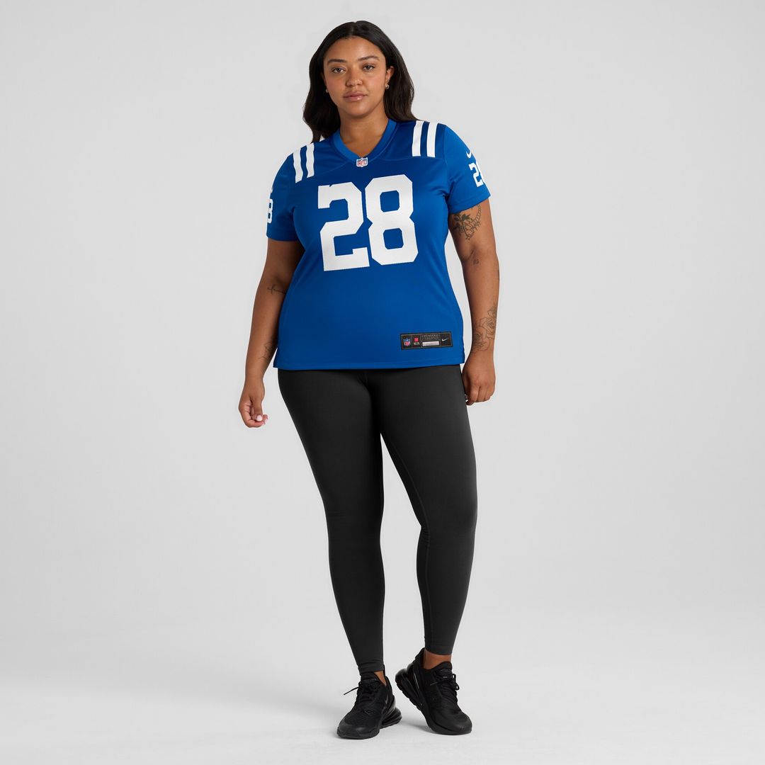Jonathan Taylor Indianapolis Colts Nike Women's Player Game Jersey - Royal