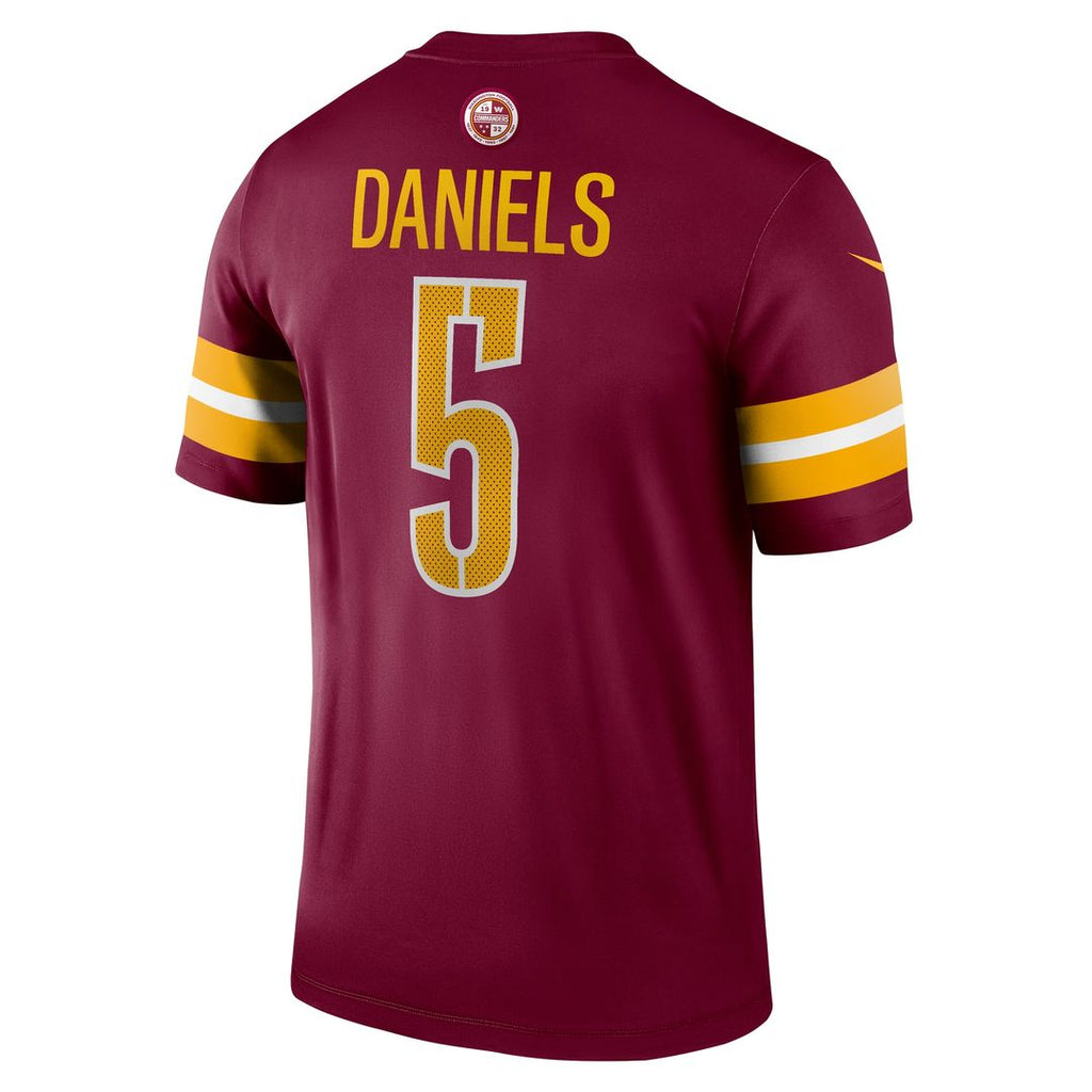Jayden Daniels Washington Commanders Nike Legend Player Performance Top - Burgundy