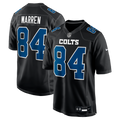 Tyler Warren Indianapolis Colts Nike Fashion Game Jersey - Carbon Black