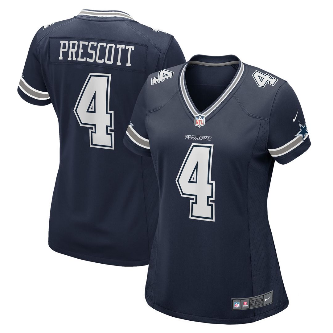 Dak Prescott Dallas Cowboys Nike Women's Alternate Game Jersey - White