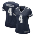 Dak Prescott Dallas Cowboys Nike Women's Game Team Jersey - Navy