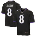 Lamar Jackson Baltimore Ravens Nike Youth Alternate Game Jersey - Black