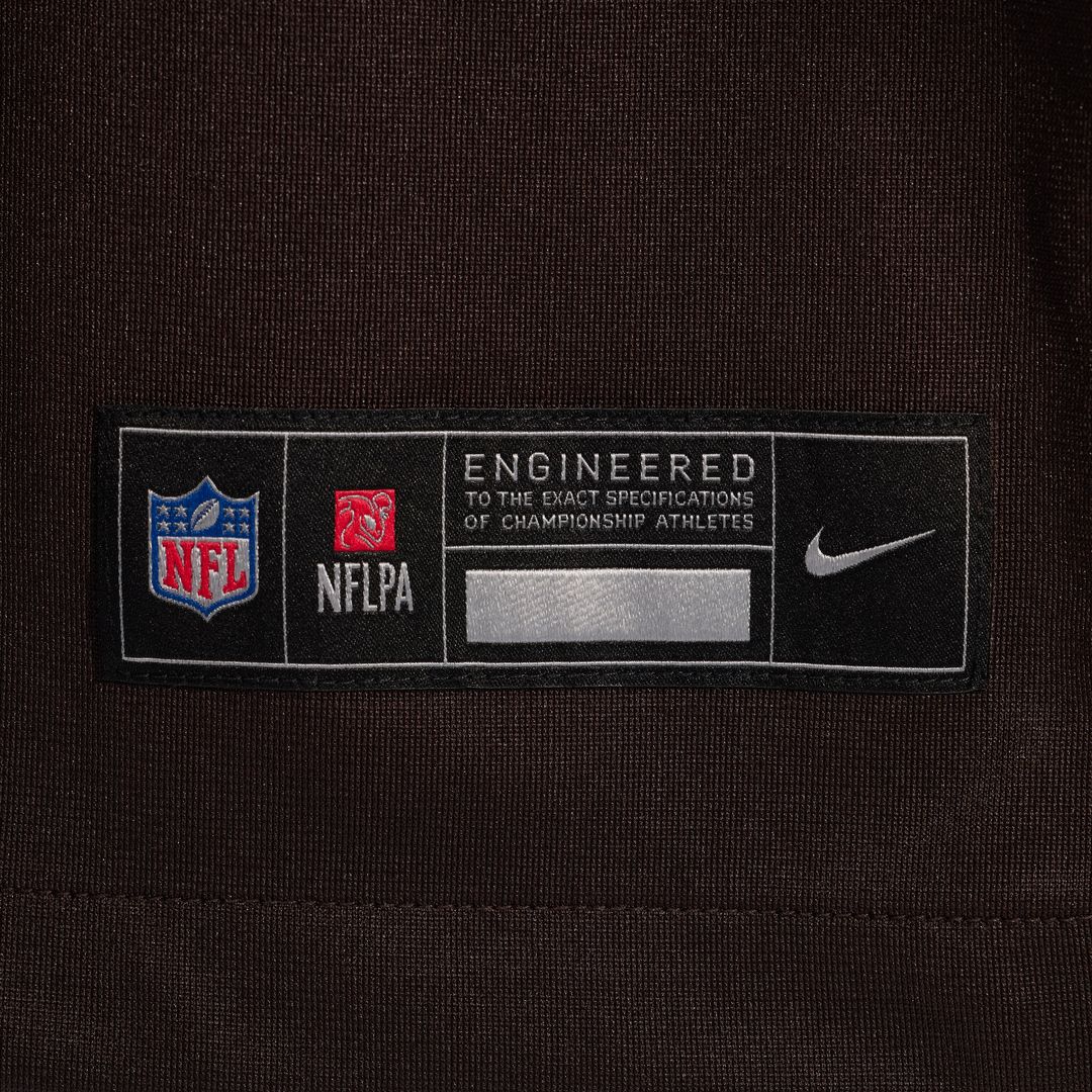 Carson Schwesinger Cleveland Browns Nike 2025 NFL Draft Game Jersey - Brown