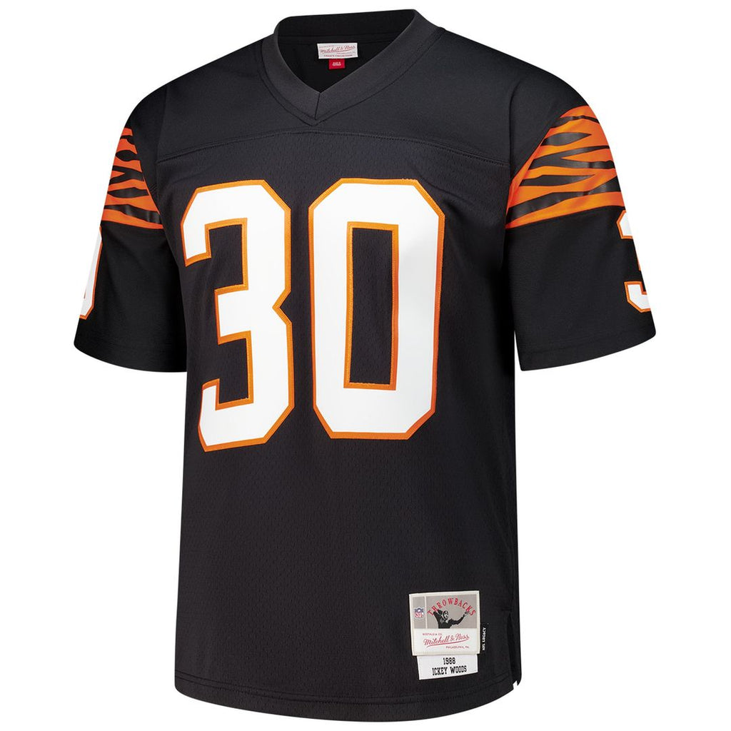 Ickey Woods Cincinnati Bengals Mitchell & Ness 1988 Legacy Replica Jersey - Black