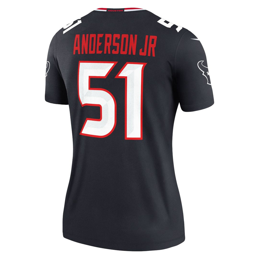 Will Anderson Jr. Houston Texans Nike Women's Legend Player Performance Top -  Navy