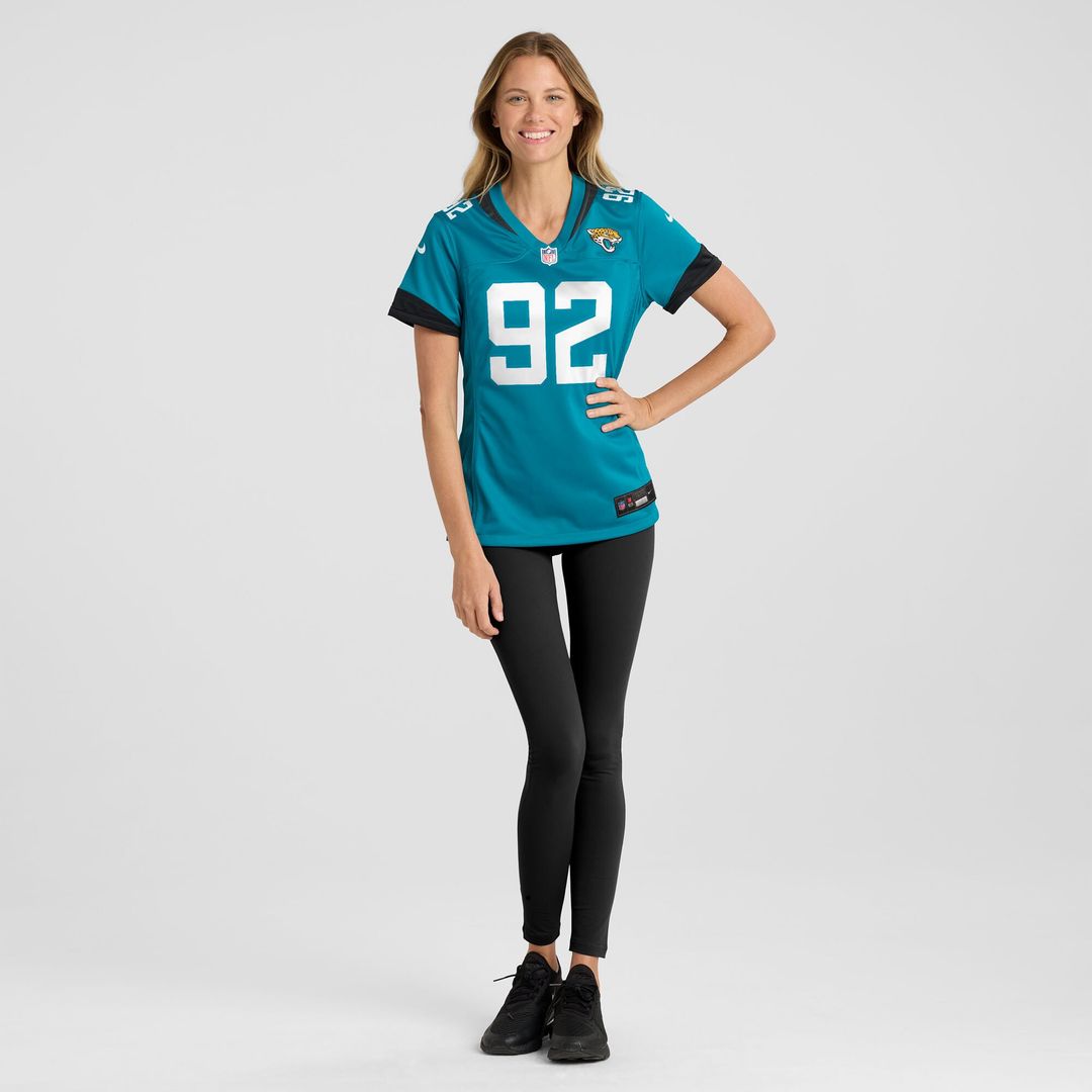 Danny Striggow Jacksonville Jaguars Nike Women's Team Game Jersey -  Teal
