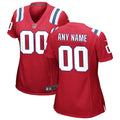 New England Patriots Nike Women's Alternate Custom Jersey - Red