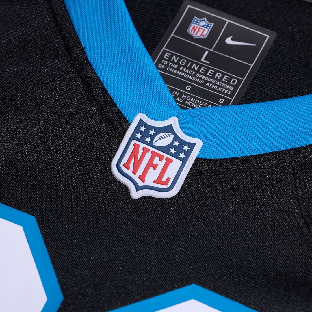 Ikem Ekwonu Carolina Panthers Nike Game Jersey - Black