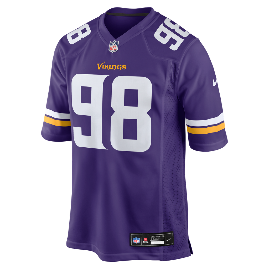Bo Richter Minnesota Vikings Nike Team Game Jersey -  Purple