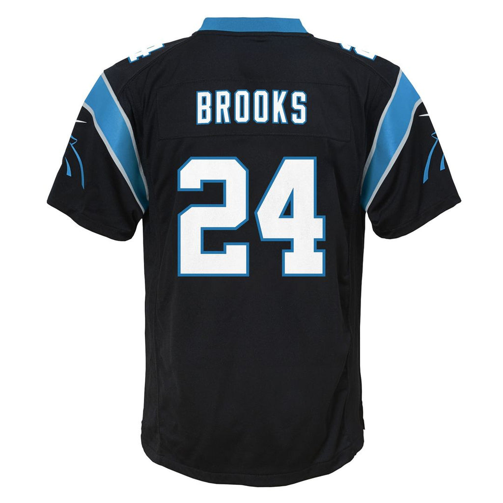 Jonathon Brooks Carolina Panthers Nike Youth Game Jersey - Black