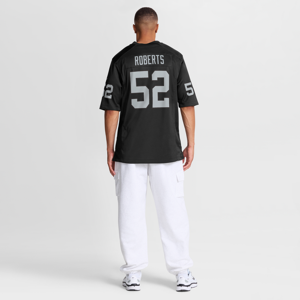 Elandon Roberts Las Vegas Raiders Nike Team Game Jersey -  Black