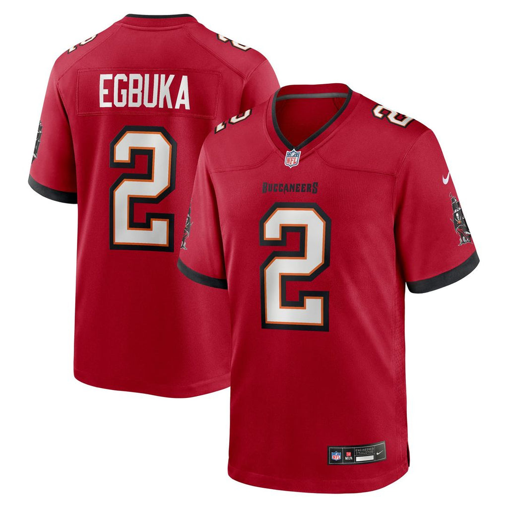 Emeka Egbuka Tampa Bay Buccaneers Nike Alternate Game Player Jersey - Pewter