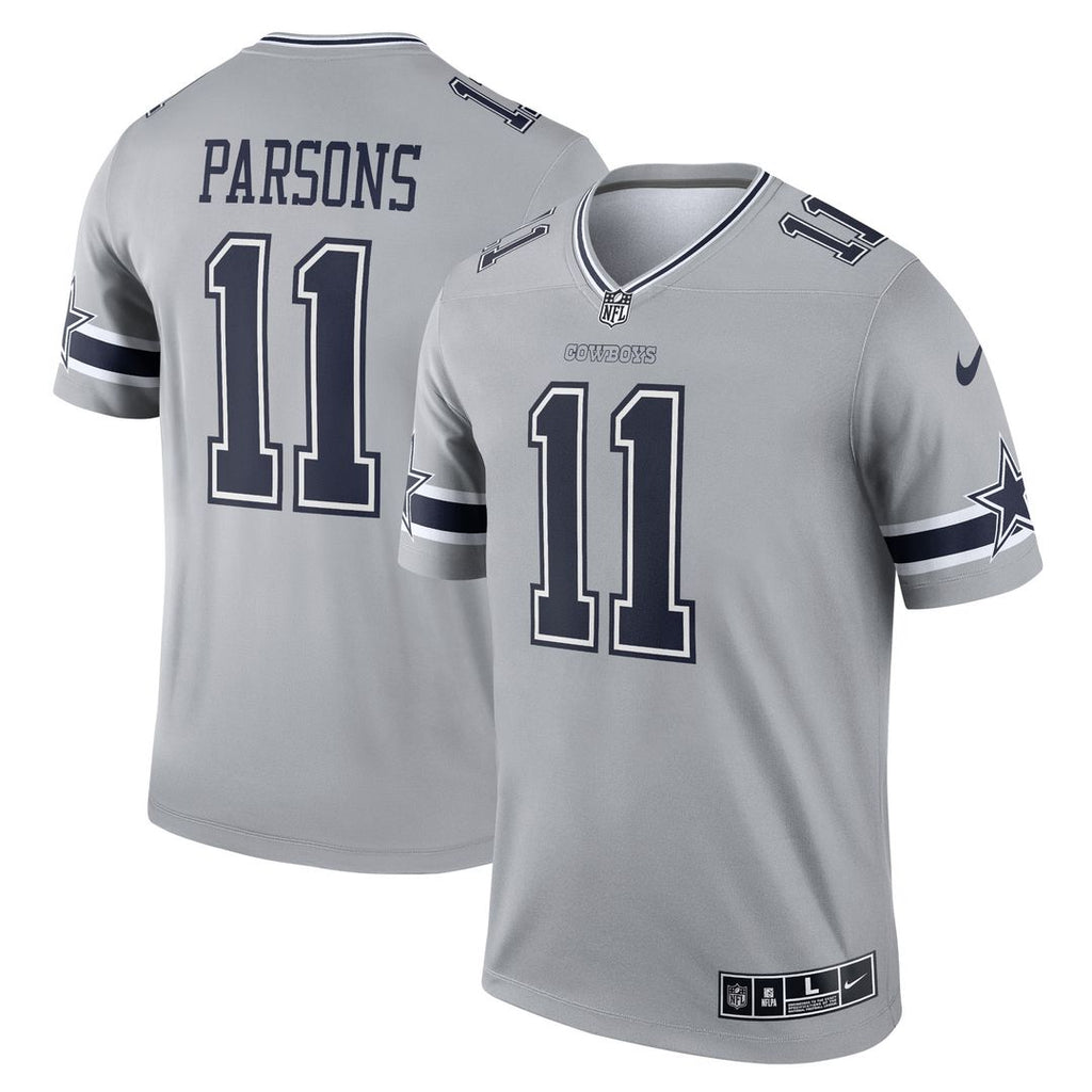 Micah Parsons Dallas Cowboys Nike Inverted Legend Player Performance Top -  Gray