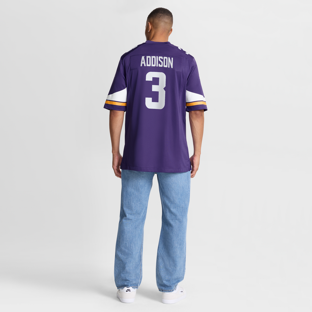 Jordan Addison Minnesota Vikings Nike Alternate Game Player Jersey - White