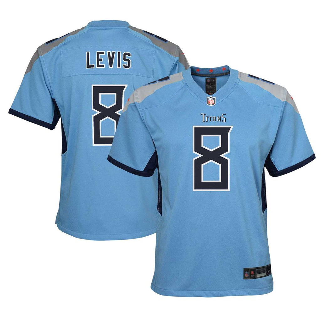 Will Levis Tennessee Titans Nike Youth Game Jersey - Light Blue