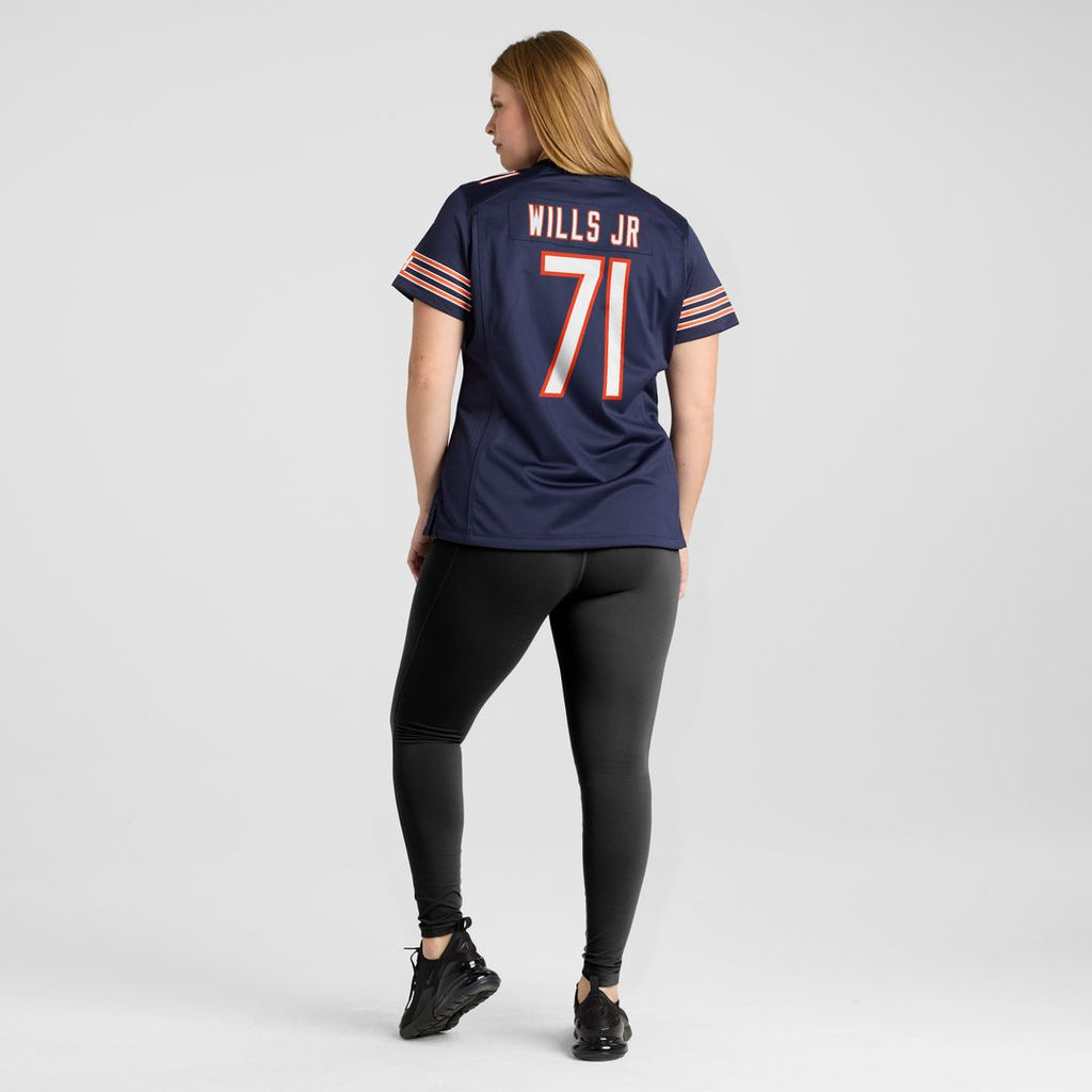 Jedrick Wills Jr. Chicago Bears Nike Women's Team Game Jersey -  Navy