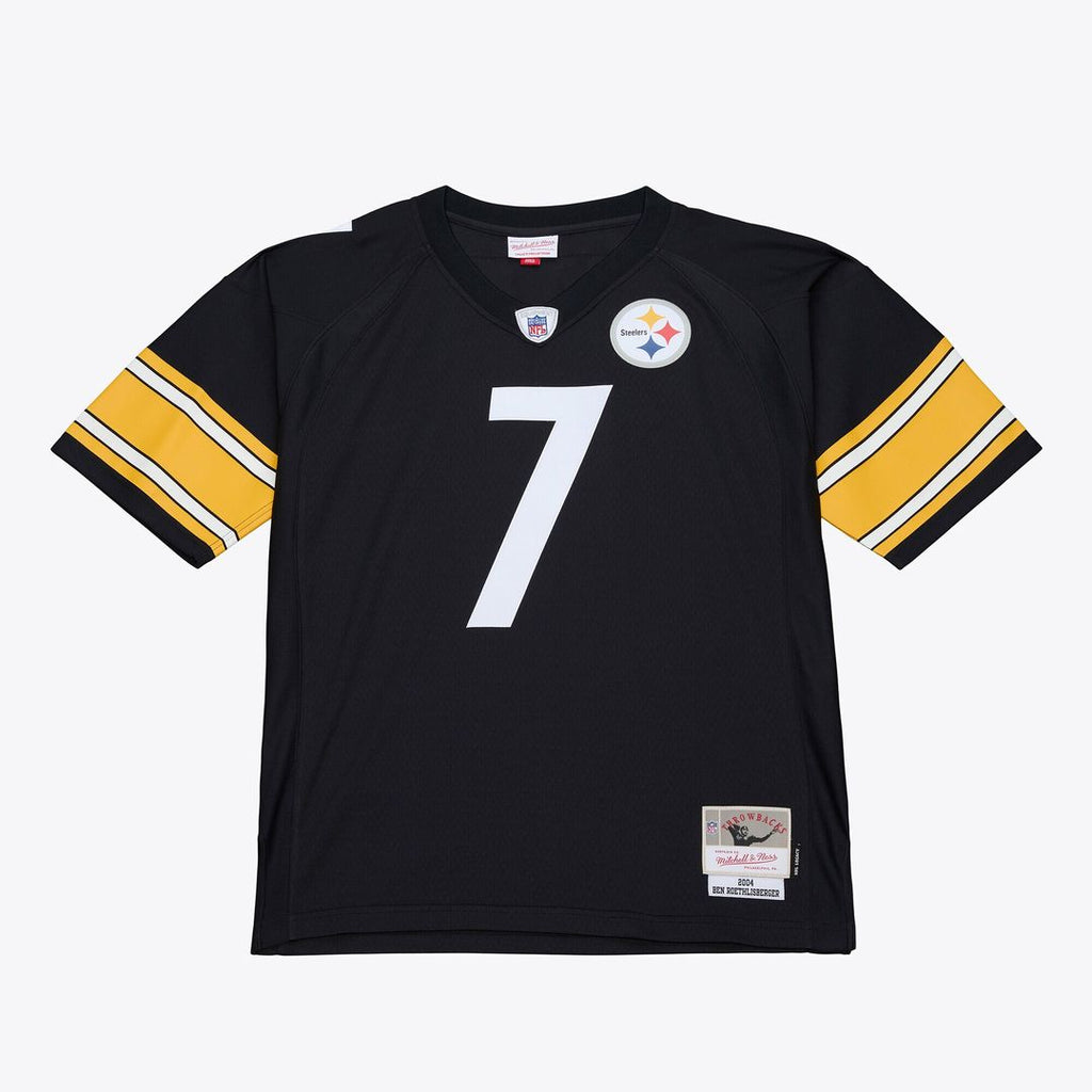 Ben Roethlisberger Pittsburgh Steelers Mitchell & Ness 2004 Legacy Throwback Replica Jersey - Black