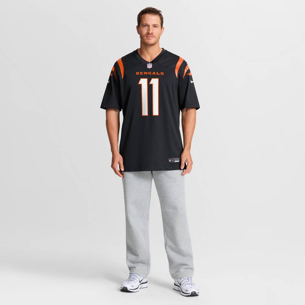 Josh Johnson Cincinnati Bengals Nike Team Game Jersey -  Black