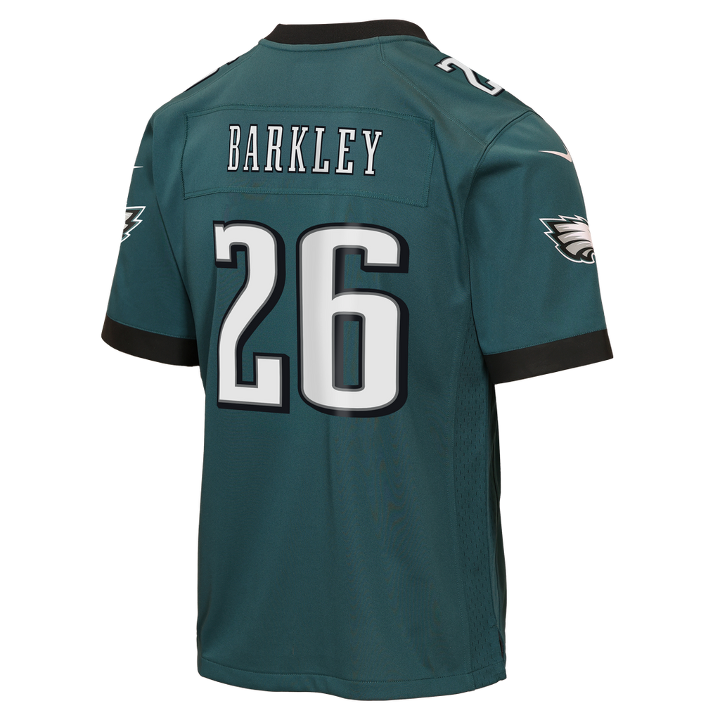 Saquon Barkley Philadelphia Eagles Nike Youth Alternate Game Jersey - Black