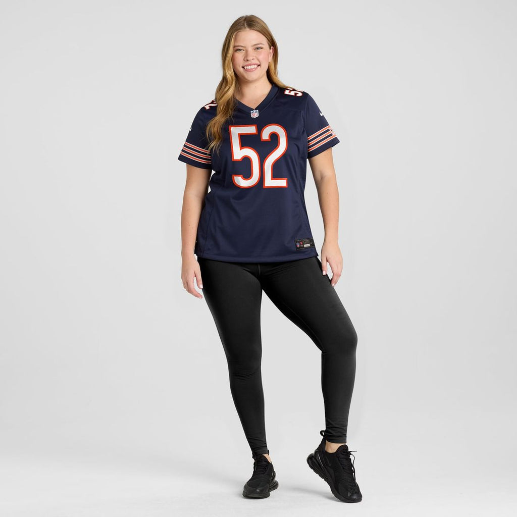Drew Dalman Chicago Bears Nike Women's Team Game Jersey -  Navy