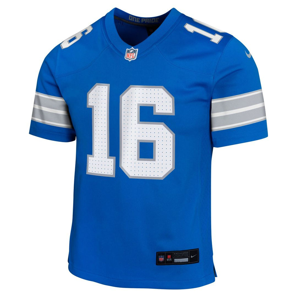 Jared Goff Detroit Lions Nike Youth Game Jersey - Black
