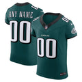 Philadelphia Eagles Nike Team Vapor F.U.S.E. Elite Custom Jersey - Midnight Green