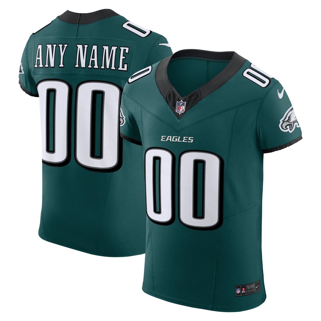 Philadelphia Eagles Nike 2nd Alternate Vapor F.U.S.E. Elite Custom Jersey - Kelly Green