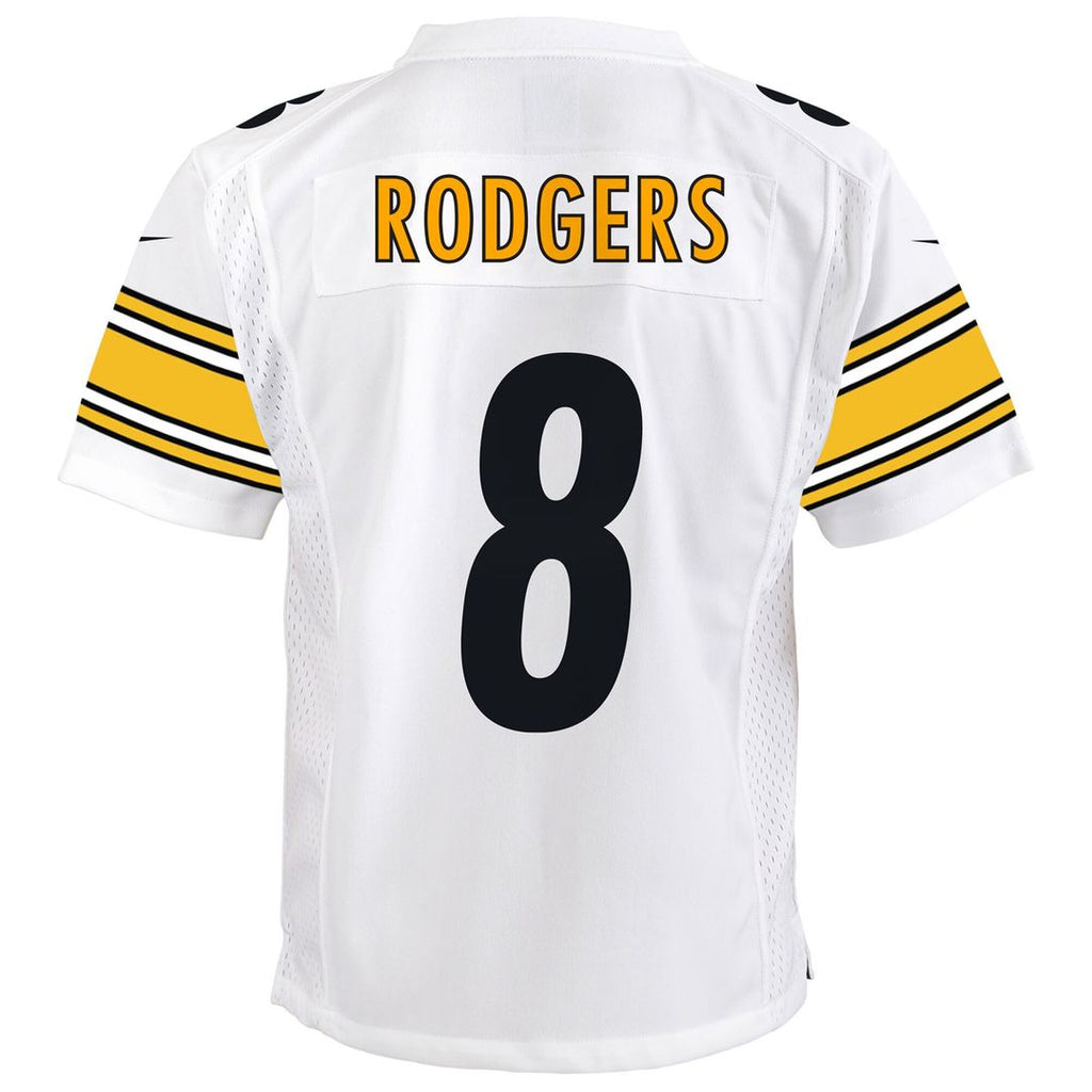 Aaron Rodgers Pittsburgh Steelers Nike Youth  Game Jersey – White