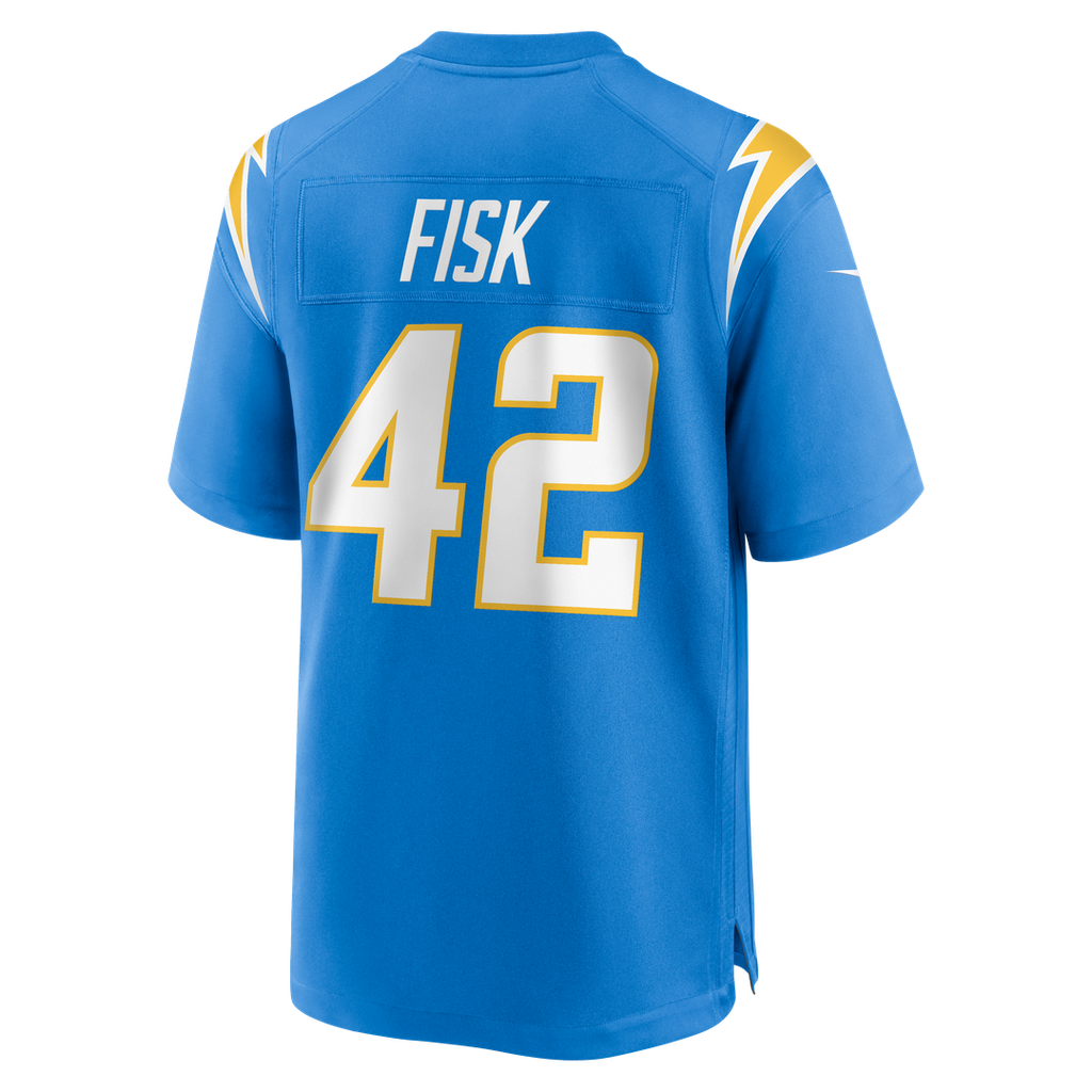 Tucker Fisk Los Angeles Chargers Nike Team Game Jersey -  Powder Blue
