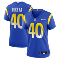 Jesse Luketa Los Angeles Rams Nike Women's Team Game Jersey -  Royal