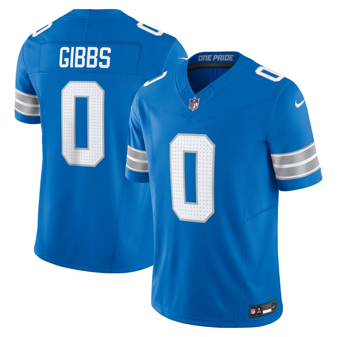 Jahmyr Gibbs Detroit Lions Nike 2nd Alternate Vapor F.U.S.E. Limited Jersey - Black