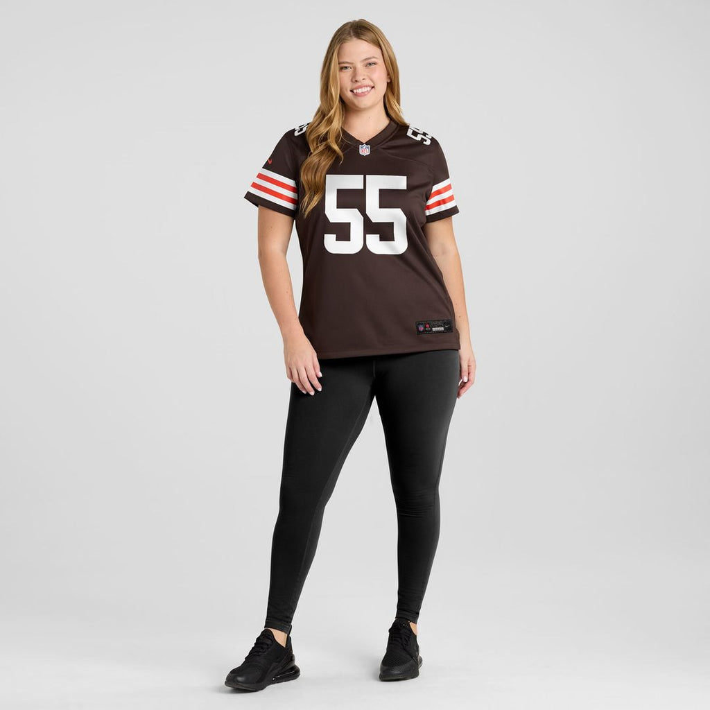 Ethan Pocic Cleveland Browns Nike Women's Game Jersey - Brown