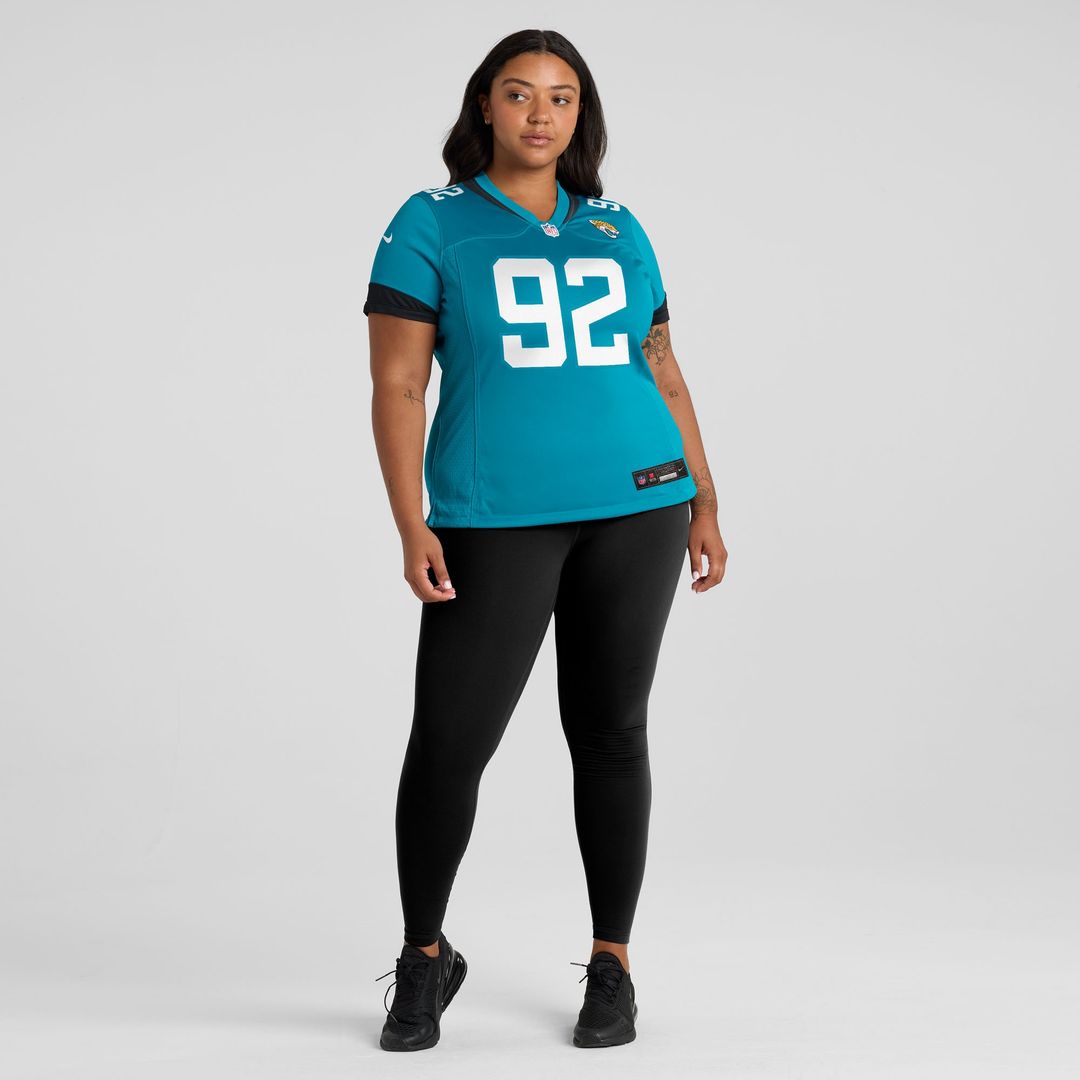 Danny Striggow Jacksonville Jaguars Nike Women's Team Game Jersey -  Teal