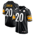 Kaleb Johnson Pittsburgh Steelers Nike Team Game Jersey -  Black