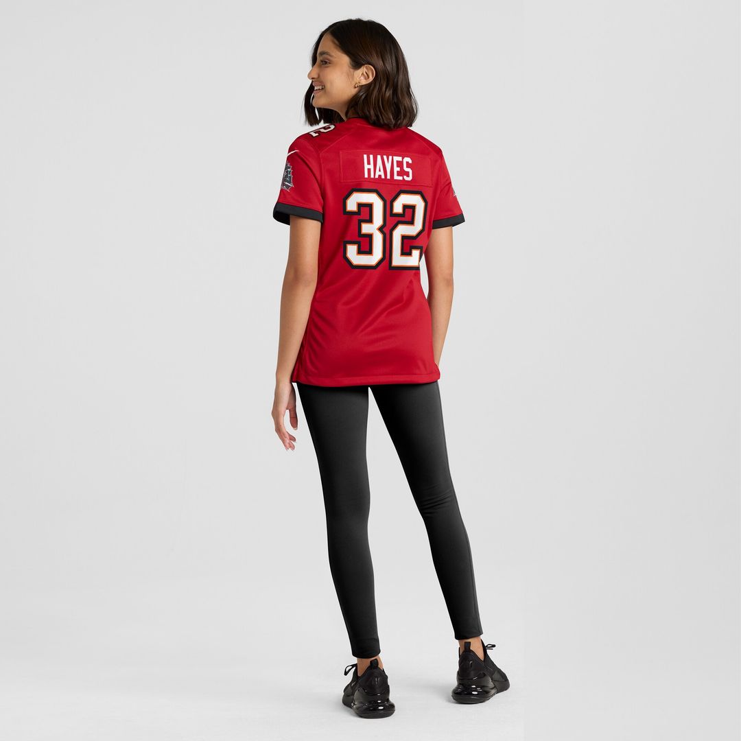 Josh Hayes Tampa Bay Buccaneers Nike Women's  Game Jersey -  Red