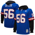 Lawrence Taylor New York Giants Mitchell & Ness Player Name & Number Hoodie Legacy Jersey - Royal