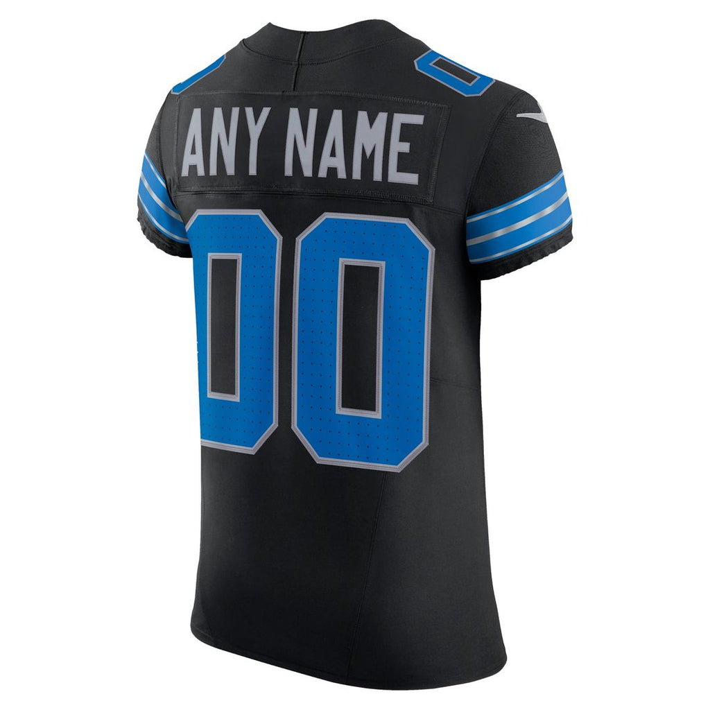 Detroit Lions Nike Alternate Vapor F.U.S.E. Elite Custom Jersey -  Black